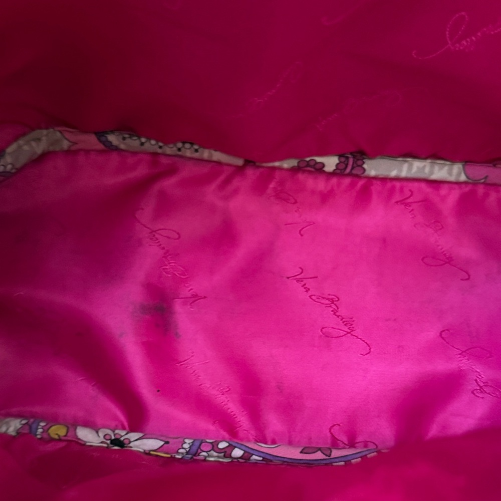Vera Bradley Pink and Purple Paisley Large Backpack - Picture 14 of 15